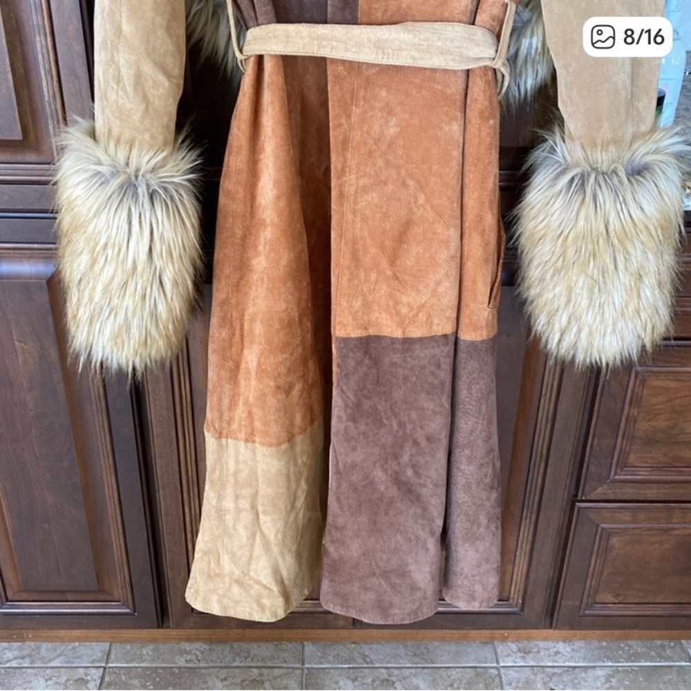 ASOS Multicolor Faux Fur Trim Teddy Jacket - Picture 8 of 15